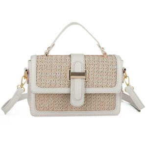 3231 Summer Purse 2026 Woven Vacation Beach Handbags Straw Crossbody Bag